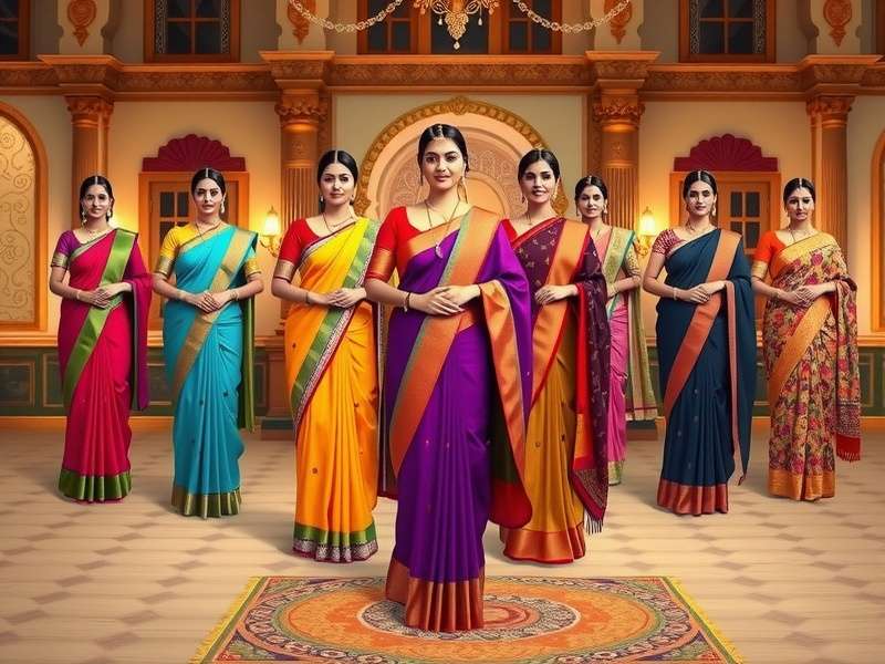 Saree Swaggers gameplay showcasing various traditional Indian outfits